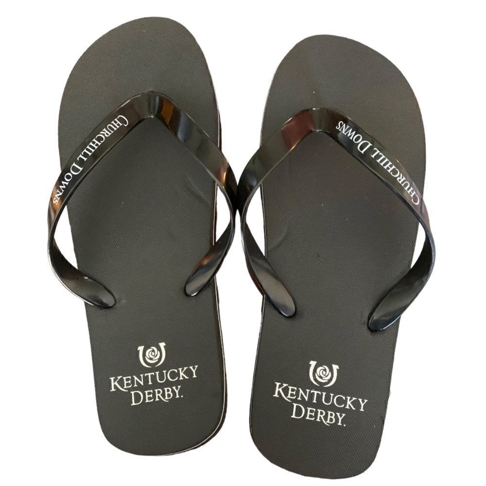 Kentucky Derby Men's Flip Flops